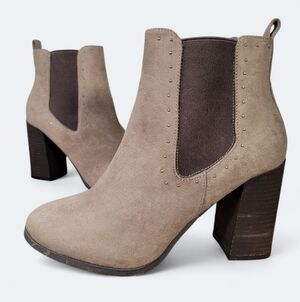 Call It Spring Ankle Boots Size 8 Light Taupe Brown